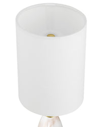 Currey and Company - 6700-0021 - LED Table Lamp - Marche - White/Brass