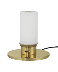 Currey and Company - 6700-0021 - LED Table Lamp - Marche - White/Brass