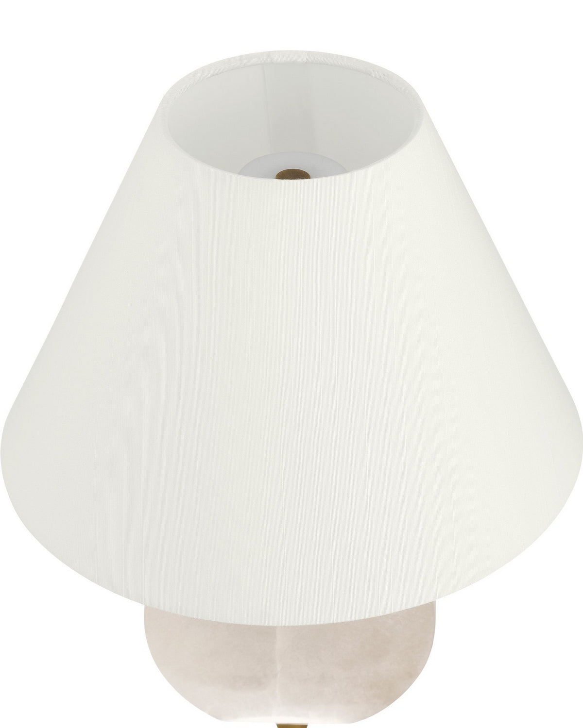 Currey and Company - 6700-0022 - LED Table Lamp - Meandro - White/Antique Brass