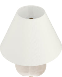 Currey and Company - 6700-0022 - LED Table Lamp - Meandro - White/Antique Brass