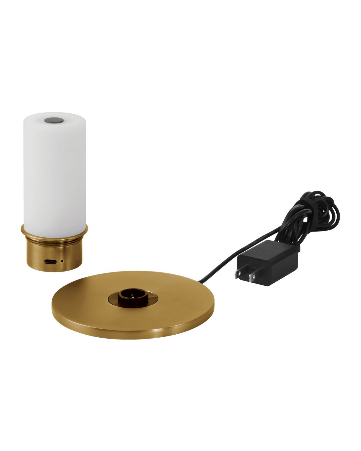 Currey and Company - 6700-0022 - LED Table Lamp - Meandro - White/Antique Brass