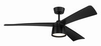 Craftmade - CTO52FB3 - 52" Ceiling Fan - Canto 52" 3-Blade In/Outdoor Ceiling Fan - Flat Black