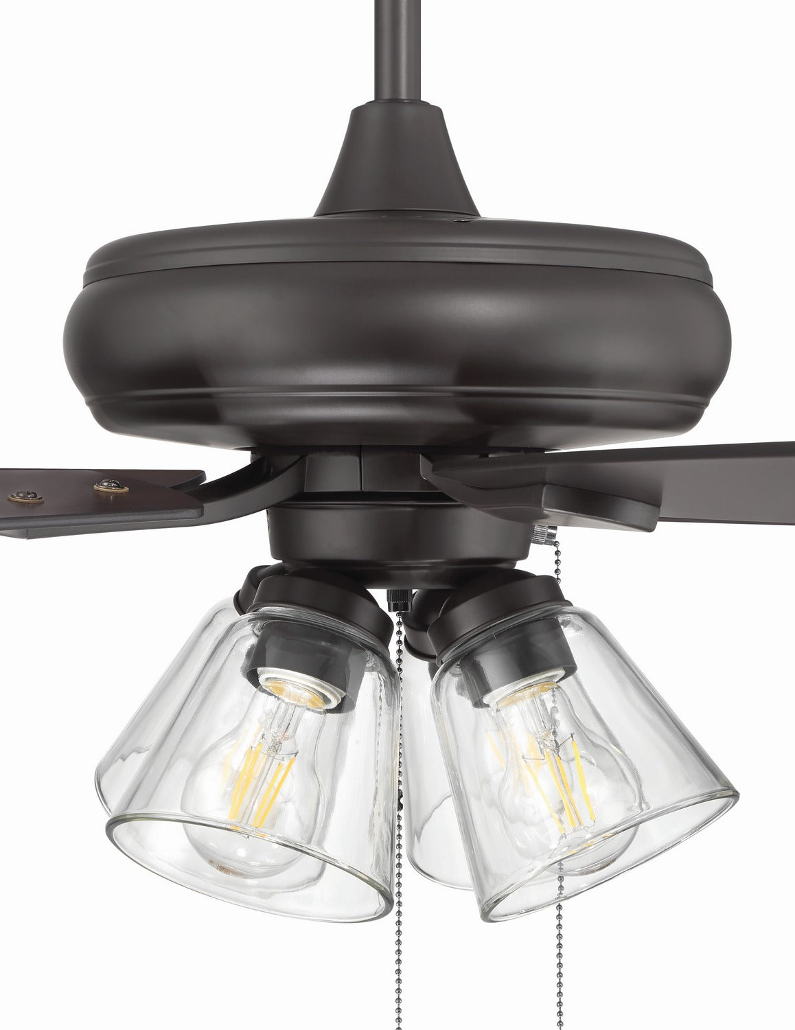 Craftmade - ECF104CBZ5-CBZWLN - 52" Ceiling Fan - Eos Clear 4 Light - Classic Bronze