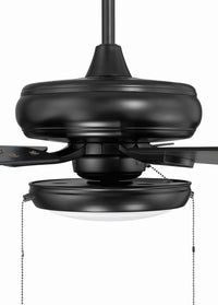 Craftmade - ECF119FB5-FBGW - 52" Ceiling Fan - EOS Low Profile White 52" Ceiling Fan - Flat Black