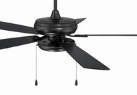 Craftmade - ECF119FB5-FBGW - 52" Ceiling Fan - EOS Low Profile White 52" Ceiling Fan - Flat Black