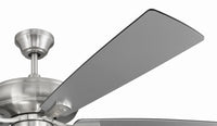 Craftmade - ECF201BNK5-BNGW - 52" Ceiling Fan - EOS 2 Light Clear Bowl 52" Ceiling Fan - Brushed Polished Nickel