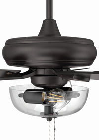 Craftmade - ECF201CBZ5-CBZWLN - 52" Ceiling Fan - EOS 2 Light Clear Bowl 52" Ceiling Fan - Classic Bronze