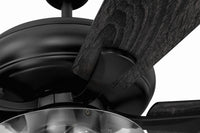Craftmade - ECF201FB5-FBGW - 52" Ceiling Fan - EOS 2 Light Clear Bowl 52" Ceiling Fan - Flat Black
