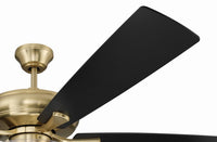 Craftmade - ECF201SB5-BWNFB - 52" Ceiling Fan - EOS 2 Light Clear Bowl 52" Ceiling Fan - Satin Brass