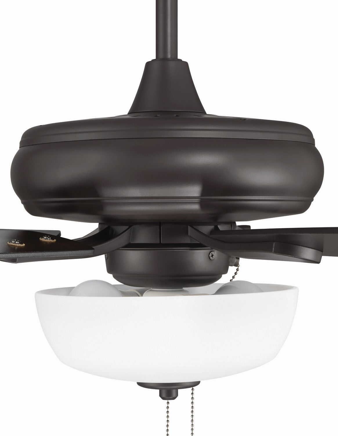 Craftmade - ECF211CBZ5-CBZWLN - 52" Ceiling Fan - EOS 2 Light Frosted White Bowl 52" Ceiling Fan - Classic Bronze