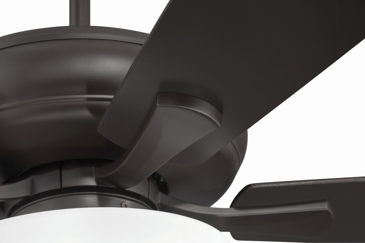 Craftmade - ECF211CBZ5-CBZWLN - 52" Ceiling Fan - EOS 2 Light Frosted White Bowl 52" Ceiling Fan - Classic Bronze
