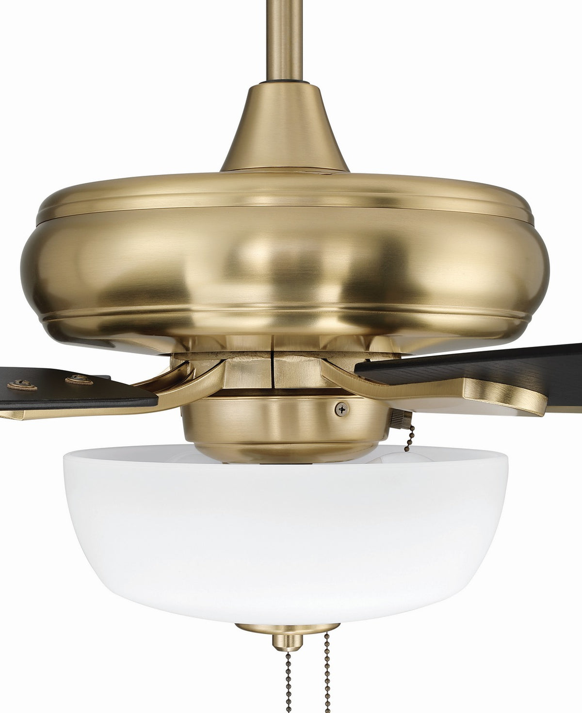 Craftmade - ECF211SB5-BWNFB - 52" Ceiling Fan - EOS 2 Light Frosted White Bowl 52" Ceiling Fan - Satin Brass