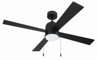 Craftmade - EMCY52FB4-PC - 52" Ceiling Fan - Energy Star McCoy 52" 4 Blade Ceiling Fan - Flat Black