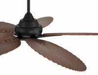 Craftmade - GTY52FB5 - 52" Ceiling Fan - Getaway 52" 5-blade Outdoor Celing Fan - Flat Black