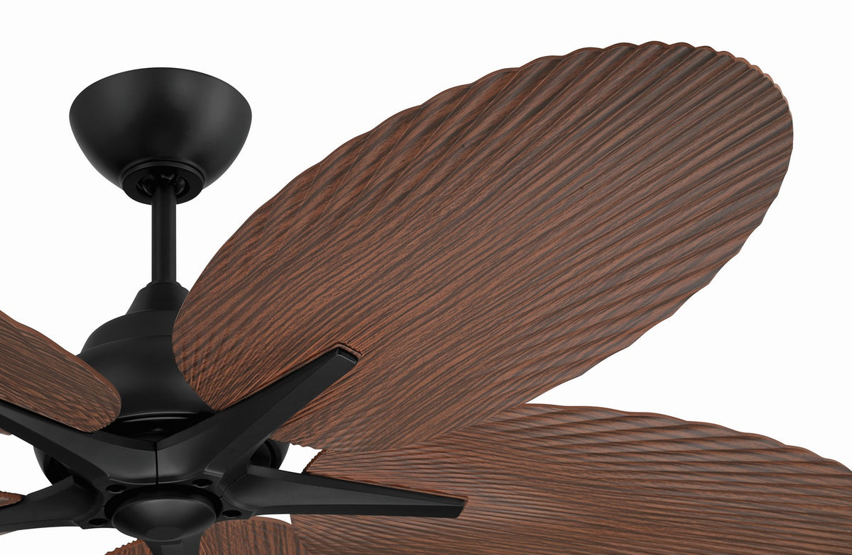 Craftmade - GTY52FB5 - 52" Ceiling Fan - Getaway 52" 5-blade Outdoor Celing Fan - Flat Black