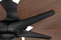 Craftmade - GTY52FB5 - 52" Ceiling Fan - Getaway 52" 5-blade Outdoor Celing Fan - Flat Black