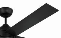 Craftmade - KLS52FB4 - 52" Ceiling Fan - Kelsey 52" 4-blade Indoor Ceiling Fan - Flat Black