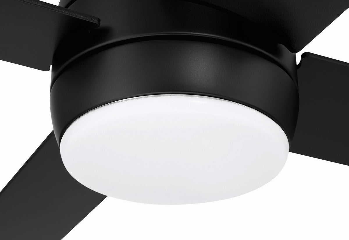 Craftmade - KLS52FB4 - 52" Ceiling Fan - Kelsey 52" 4-blade Indoor Ceiling Fan - Flat Black