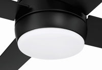 Craftmade - KLS52FB4 - 52" Ceiling Fan - Kelsey 52" 4-blade Indoor Ceiling Fan - Flat Black