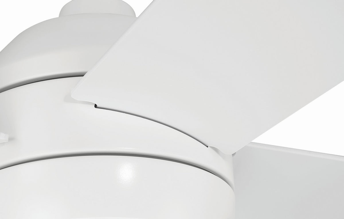 Craftmade - KLS52W4 - 52" Ceiling Fan - Kelsey 52" 4-blade Indoor Ceiling Fan - White