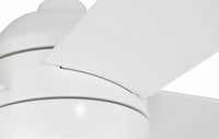 Craftmade - KLS52W4 - 52" Ceiling Fan - Kelsey 52" 4-blade Indoor Ceiling Fan - White