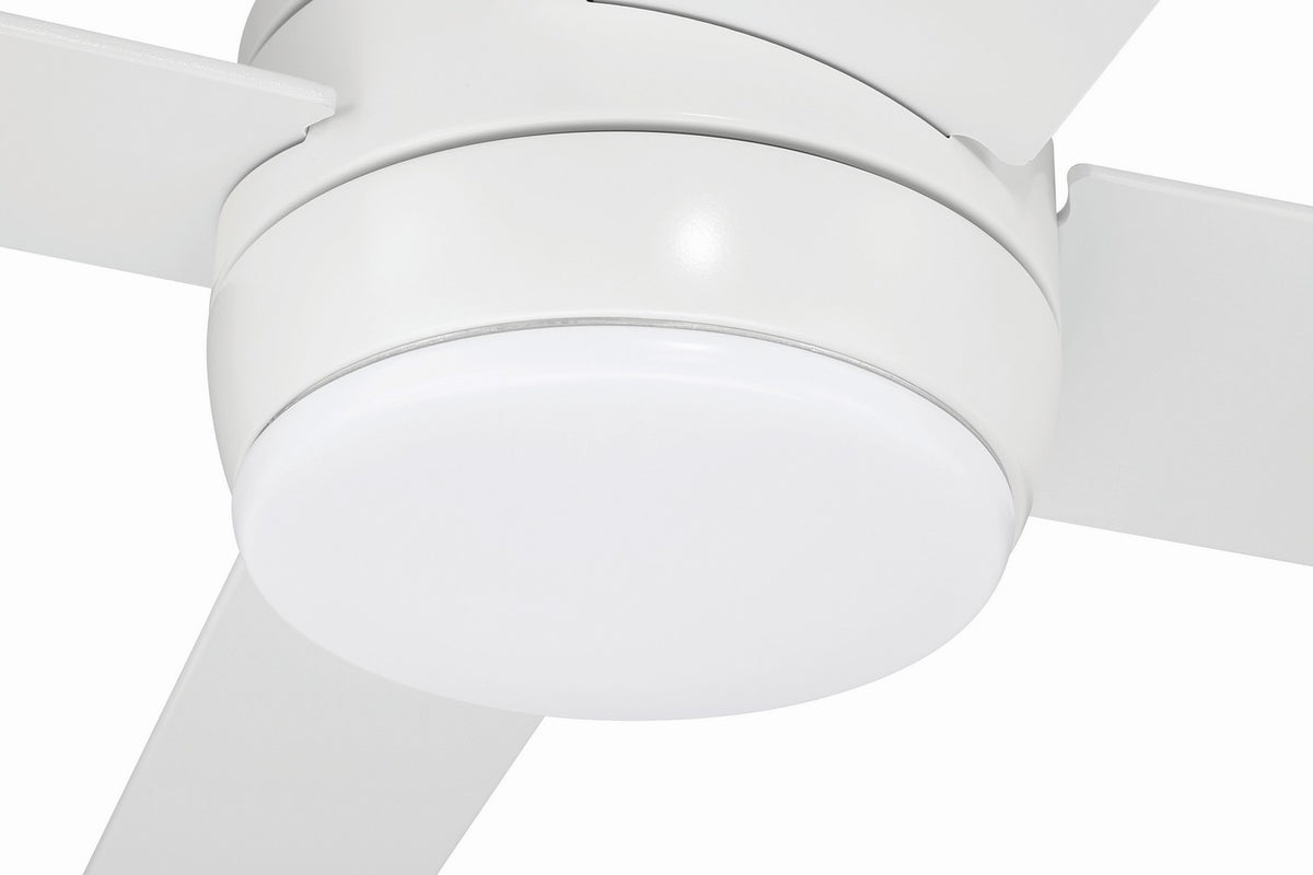 Craftmade - KLS52W4 - 52" Ceiling Fan - Kelsey 52" 4-blade Indoor Ceiling Fan - White