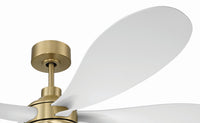 Craftmade - RSL52SBW5 - 52" Ceiling Fan - Rosalie 52" 5-Blade Indoor ceiling Fan - Satin Brass