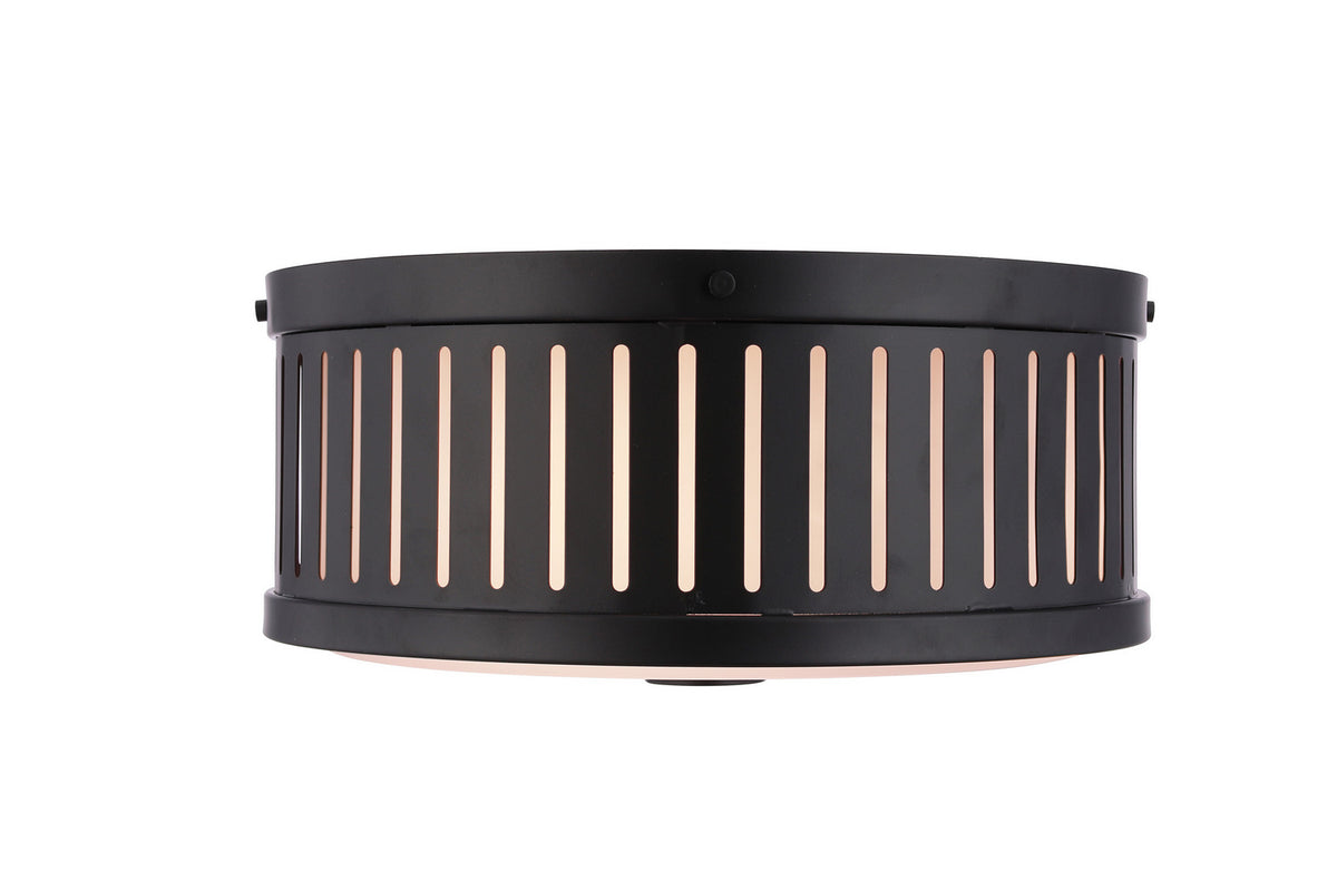 Craftmade - X3313-FB - Three Light Flushmount - Livingston - Flat Black