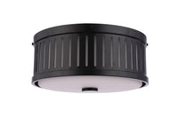 Craftmade - X3313-FB - Three Light Flushmount - Livingston - Flat Black