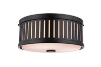 Craftmade - X3313-FB - Three Light Flushmount - Livingston - Flat Black