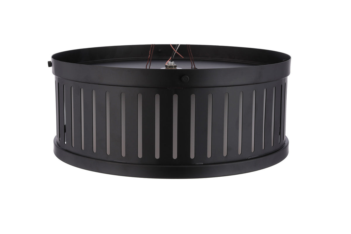 Craftmade - X3313-FB - Three Light Flushmount - Livingston - Flat Black