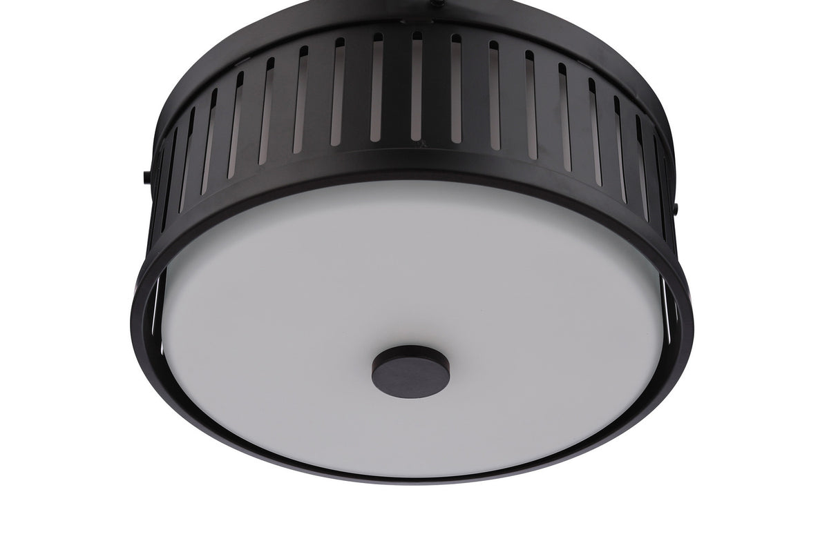 Craftmade - X3313-FB - Three Light Flushmount - Livingston - Flat Black