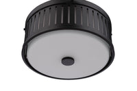 Craftmade - X3313-FB - Three Light Flushmount - Livingston - Flat Black