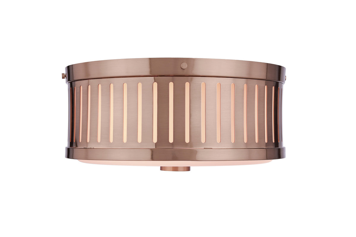 Craftmade - X3313-SB - Three Light Flushmount - Livingston - Satin Brass