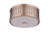 Craftmade - X3313-SB - Three Light Flushmount - Livingston - Satin Brass