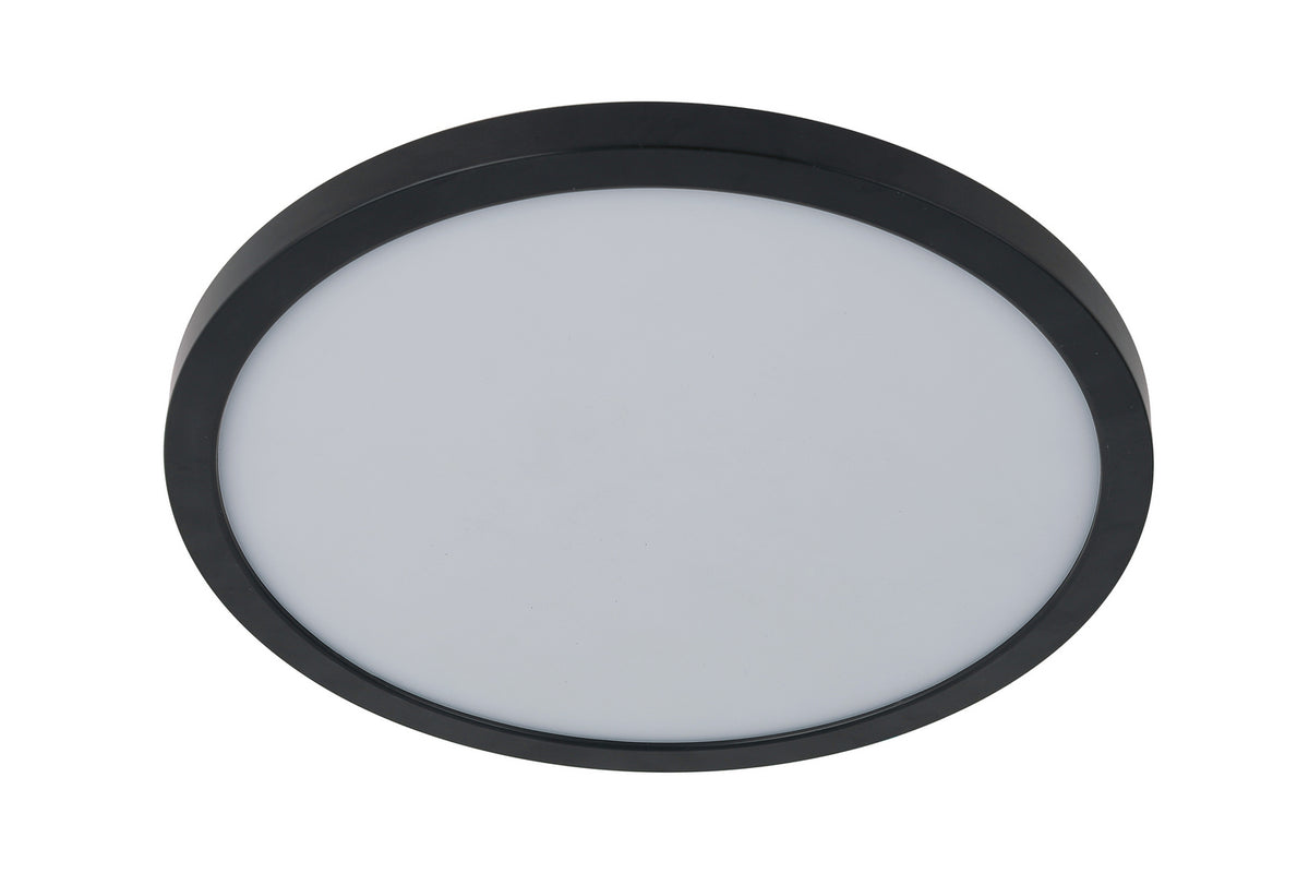 Craftmade - X9412-FB-LED-5CCT - LED Flushmount - Slim Line II - Flat Black