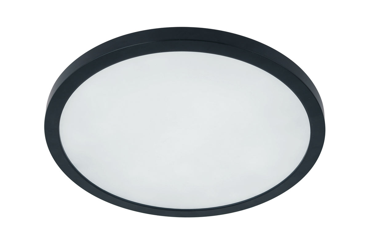 Craftmade - X9412-FB-LED-5CCT - LED Flushmount - Slim Line II - Flat Black