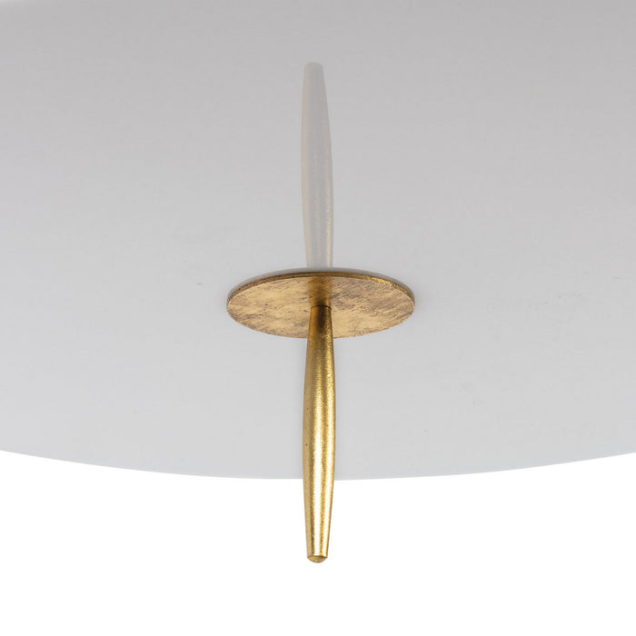 Regina Andrew - 16-1519BLK - Three Light Pendant - Clove - Antique Gold Leaf