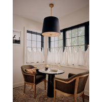 Regina Andrew - 16-1518BLK - Two Light Pendant - Clove - Antique Gold Leaf