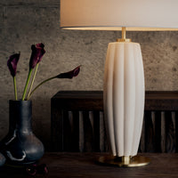 Regina Andrew - 13-1709WT - One Light Table Lamp - Crocus - White