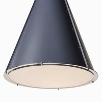 Regina Andrew - 16-1191BLUPN - Three Light Chandelier - French - Blue