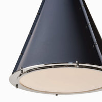 Regina Andrew - 16-1220BLUPN - One Light Chandelier - French - Blue