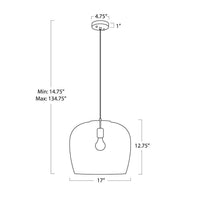 Regina Andrew - 16-1517 - One Light Pendant - Selene - Natural