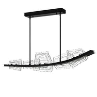 CWI Lighting - 1711P50-5-101 - LED Chandelier - Arcus - Black