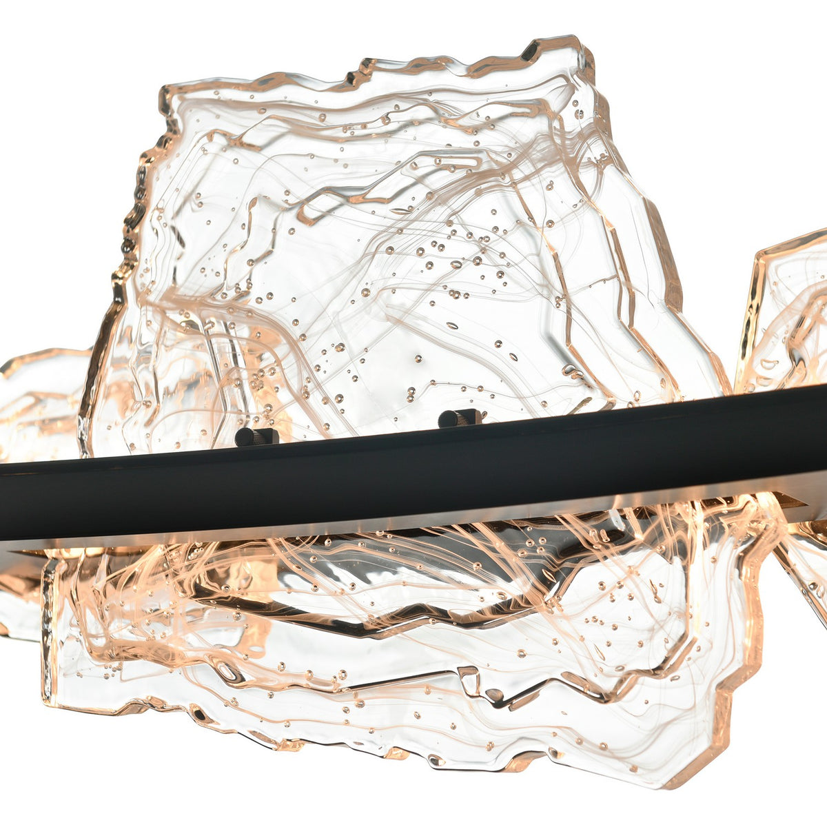 CWI Lighting - 1711P50-5-101 - LED Chandelier - Arcus - Black