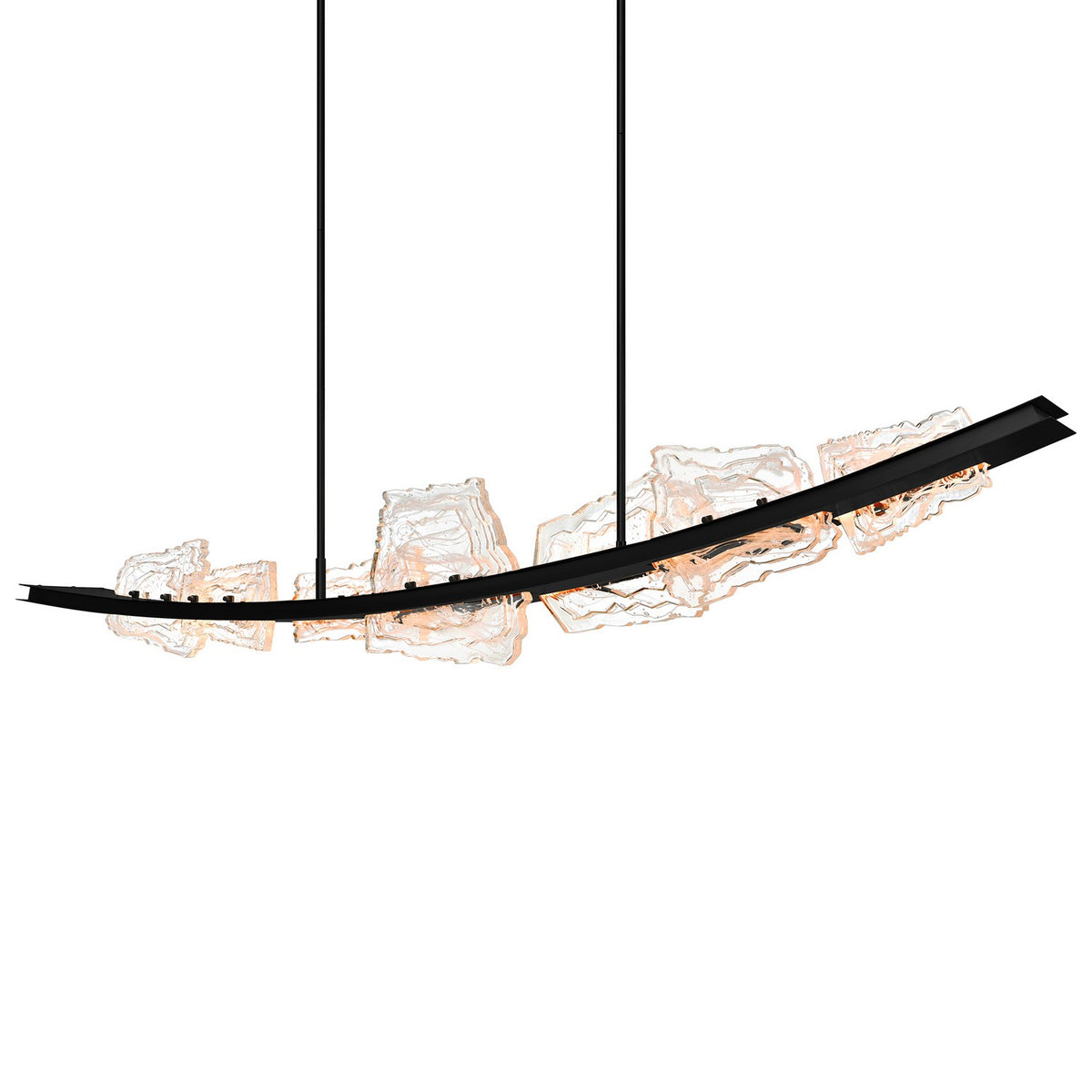 CWI Lighting - 1711P70-7-101 - LED Chandelier - Arcus - Black