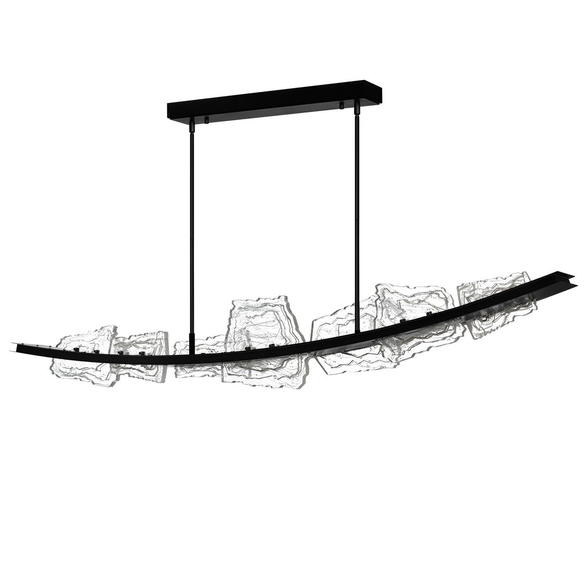 CWI Lighting - 1711P70-7-101 - LED Chandelier - Arcus - Black