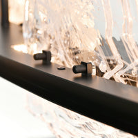 CWI Lighting - 1711P70-7-101 - LED Chandelier - Arcus - Black