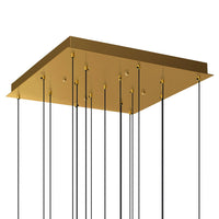 CWI Lighting - 1723P24-17-624 - LED Chandelier - Petra - Brass