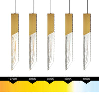 CWI Lighting - 1723P24-17-624 - LED Chandelier - Petra - Brass